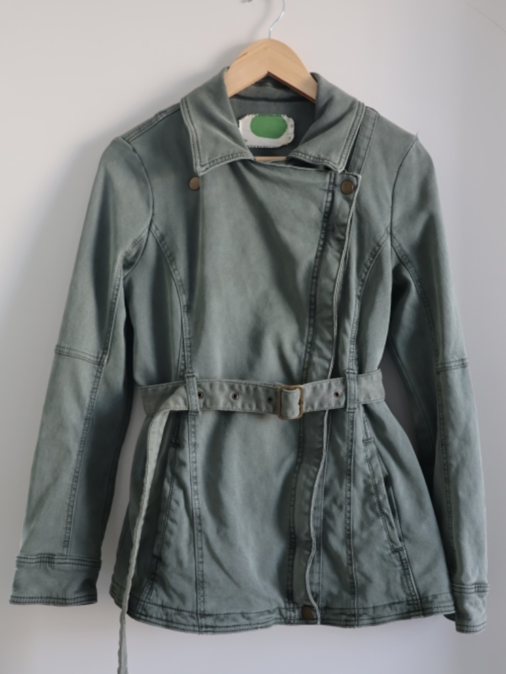 Anthropologie EVERYDAY BELTED MOTO JACKET XS